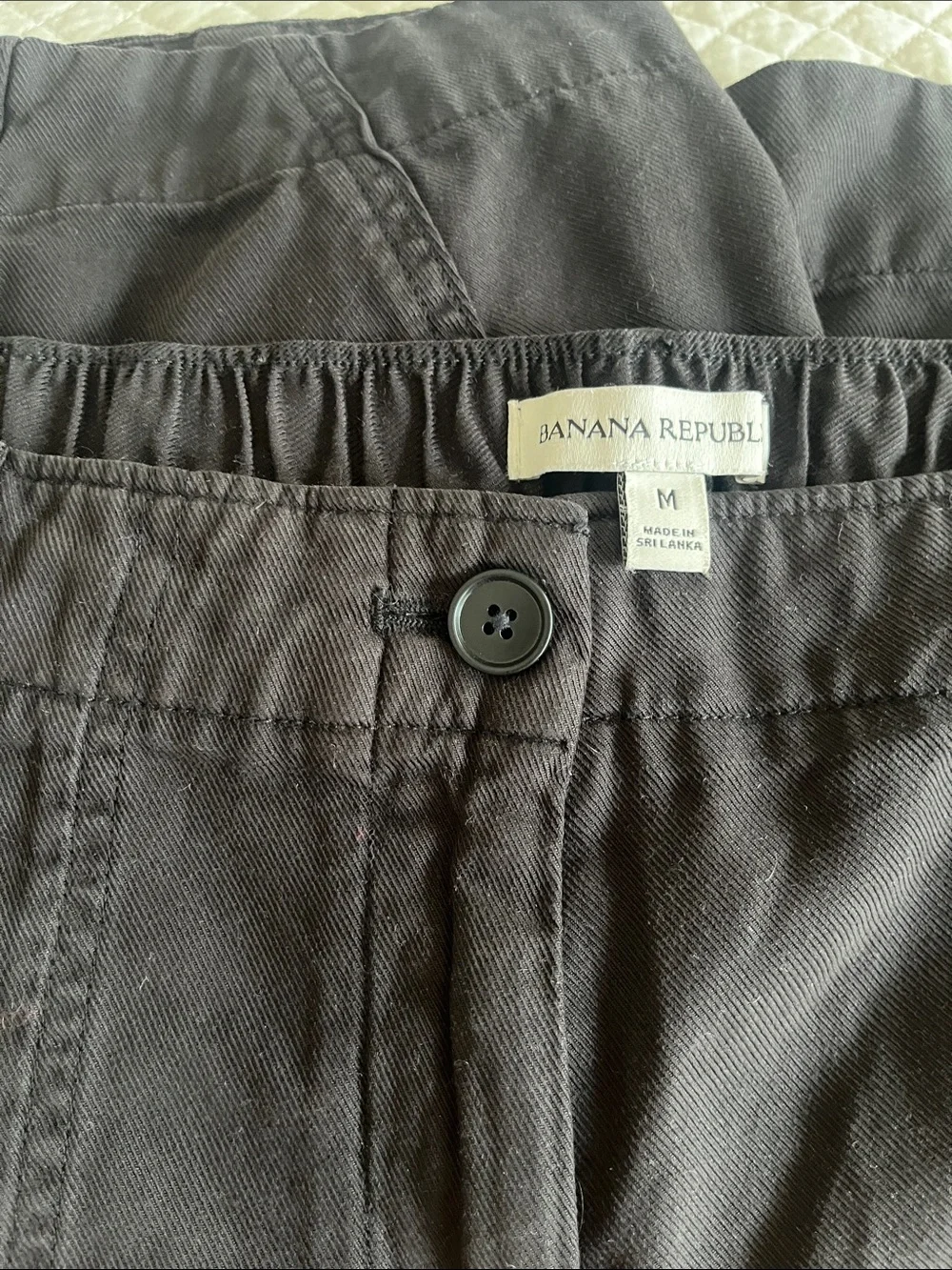 Banana Republic SUPER-SOFT SOMA HIGH-RISE RELAXED BARREL LEG PANT black size M